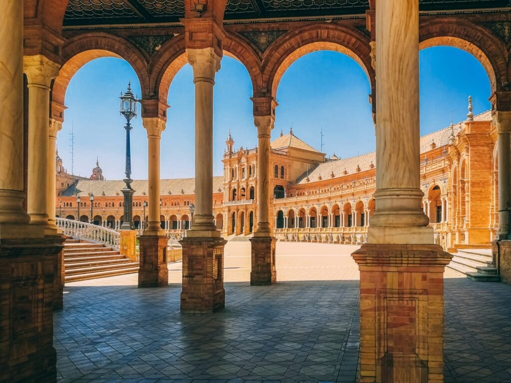 Plaza de Espana in Seville, Spain