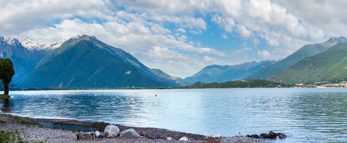 Lake Como in summer