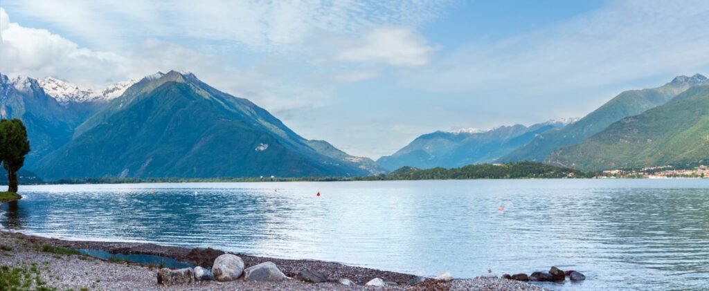 Lake Como summer view, Italy