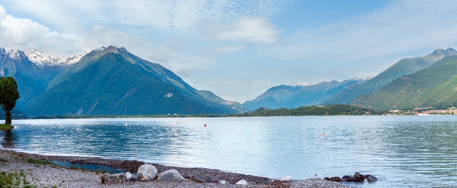 Lake Como summer view, Italy