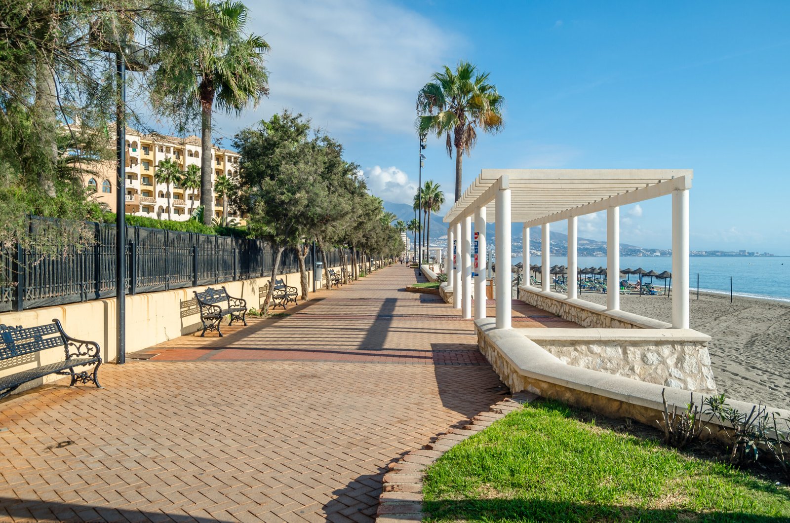 Seafront of Fuengirola on Spain's Costa del Sol