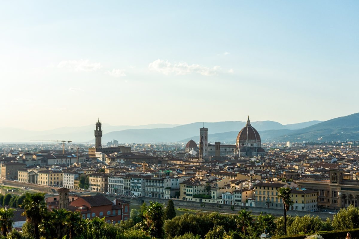 Florence rooftops and the Duomo