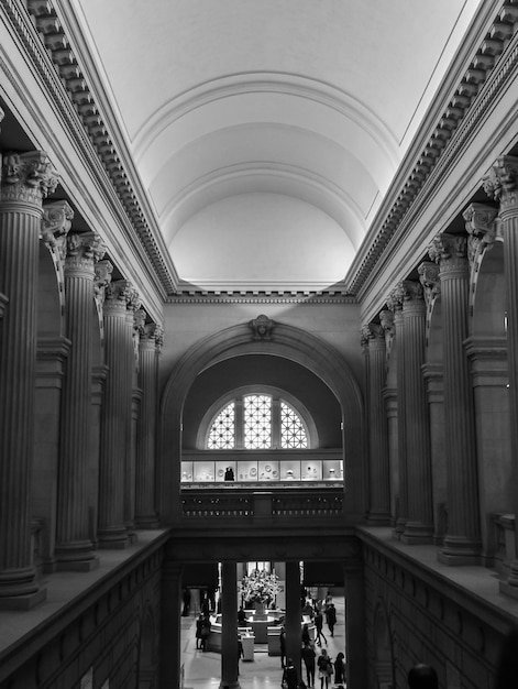 Interior of the Metropolitan Museum of Art, New York