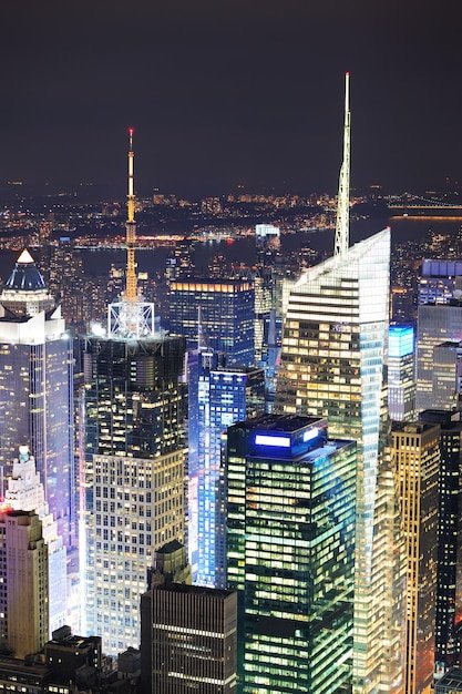 Times Square at night, Manhattan New York City