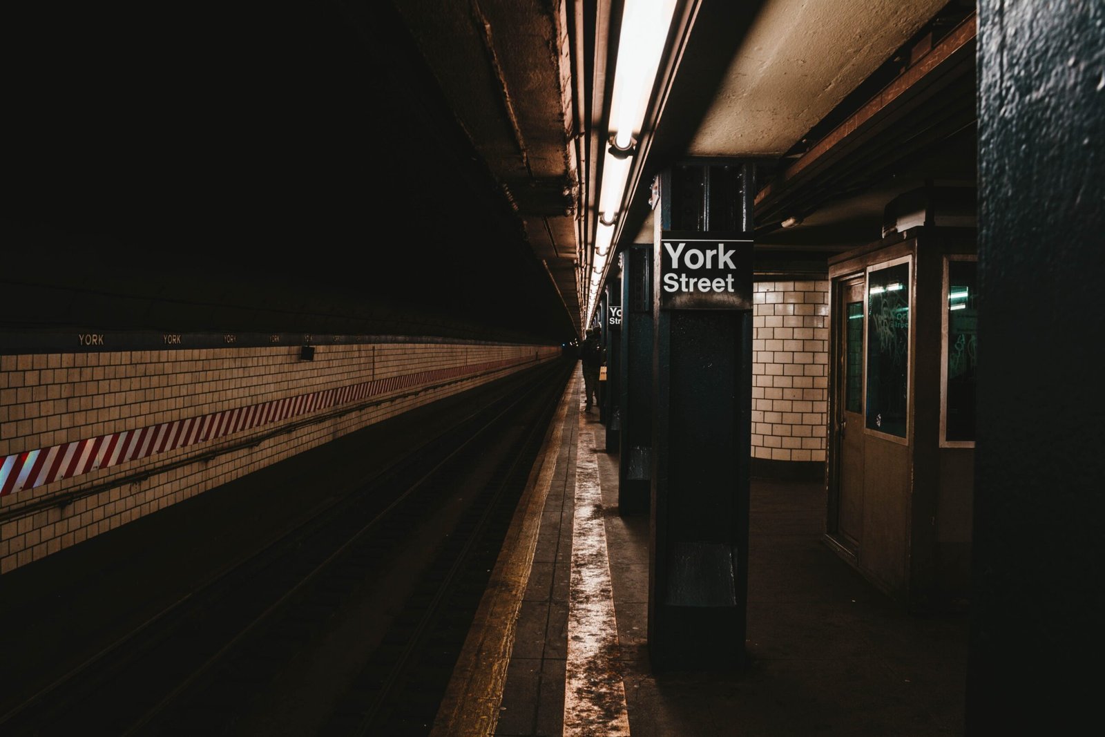 New York City subway station platform
