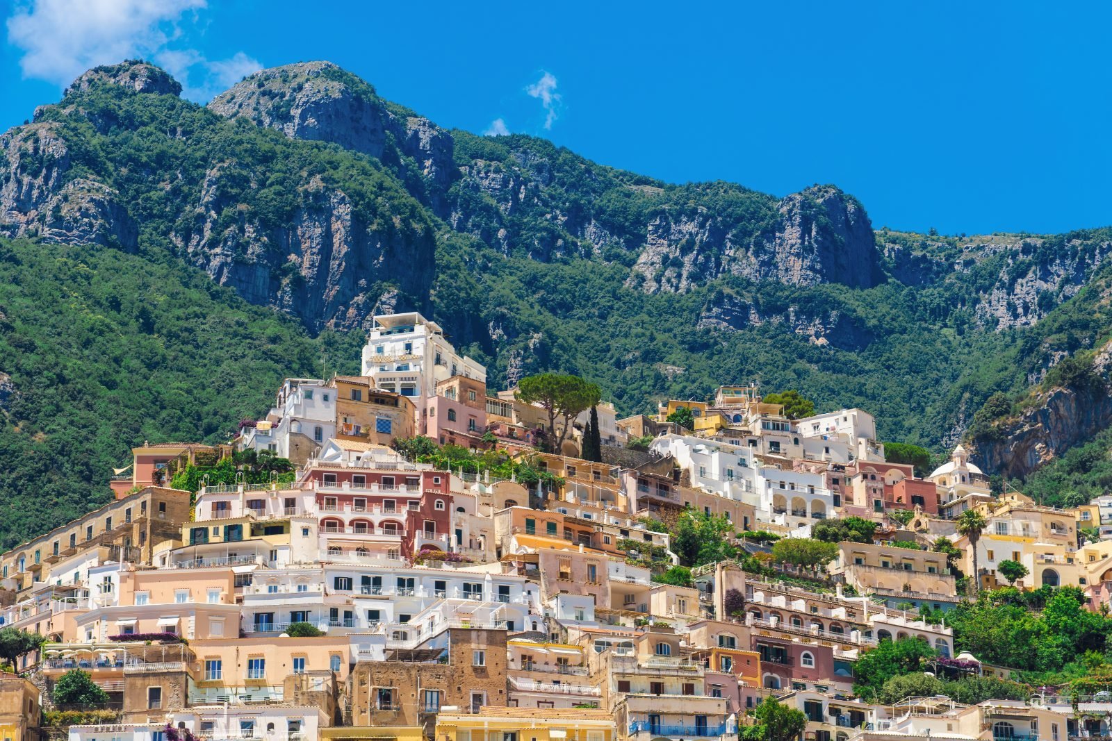 Breathtaking view of Positano on the Amalfi Coast
