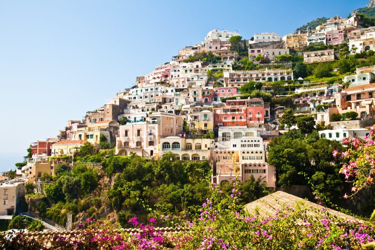 Positano village on the Amalfi Coast