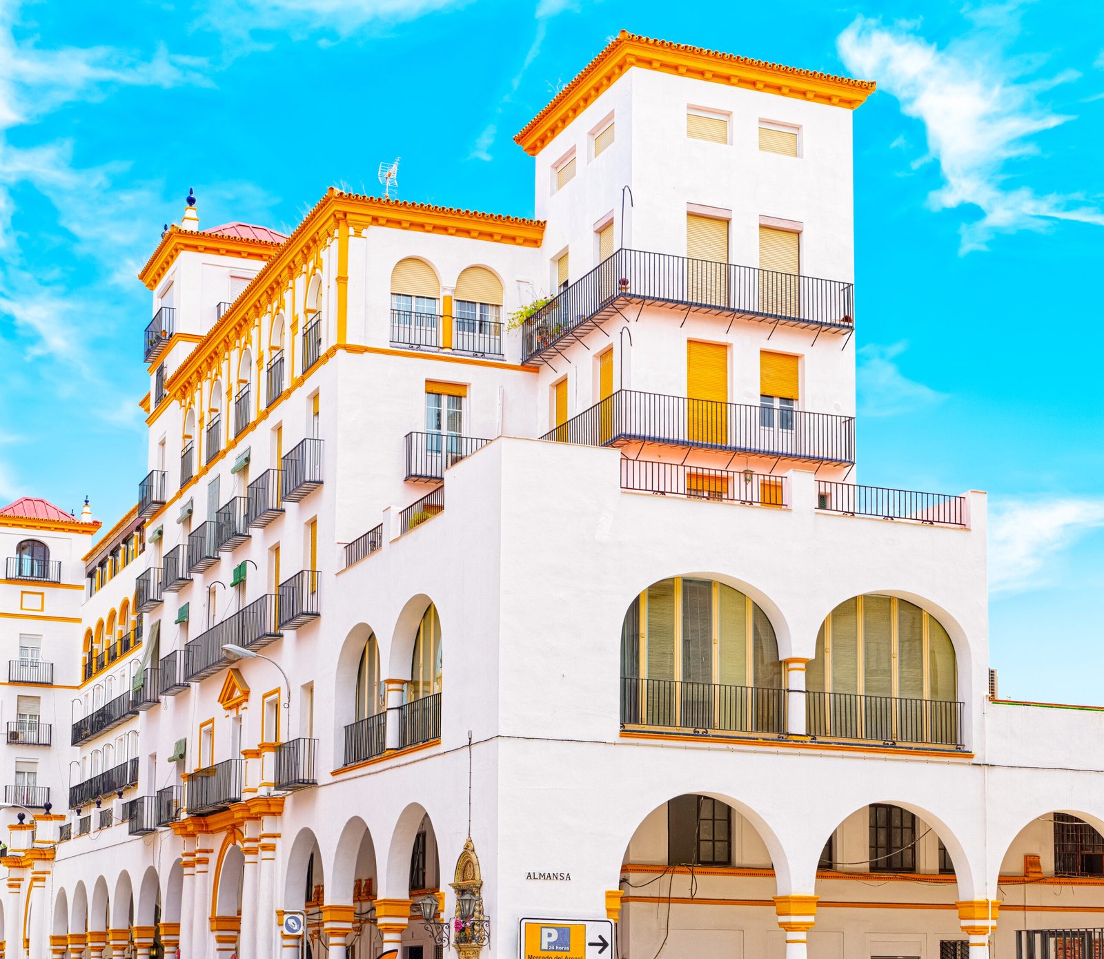 Downtown Seville, Spain, capital of Andalusia
