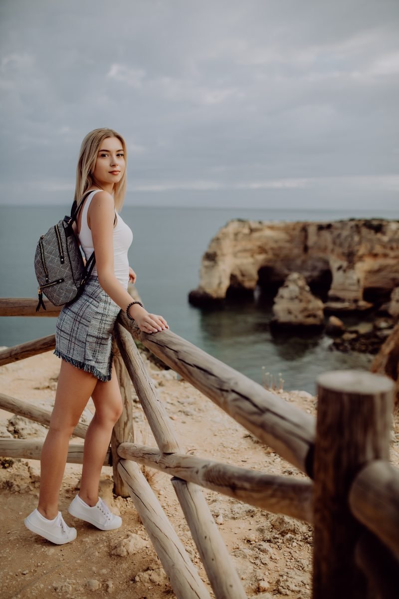 A solo female traveler on the Portugal coast