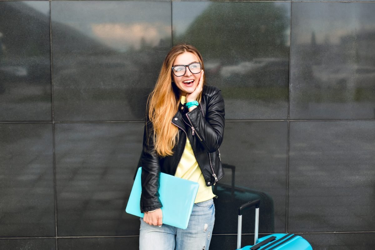 A solo traveler researching and sharing her plans