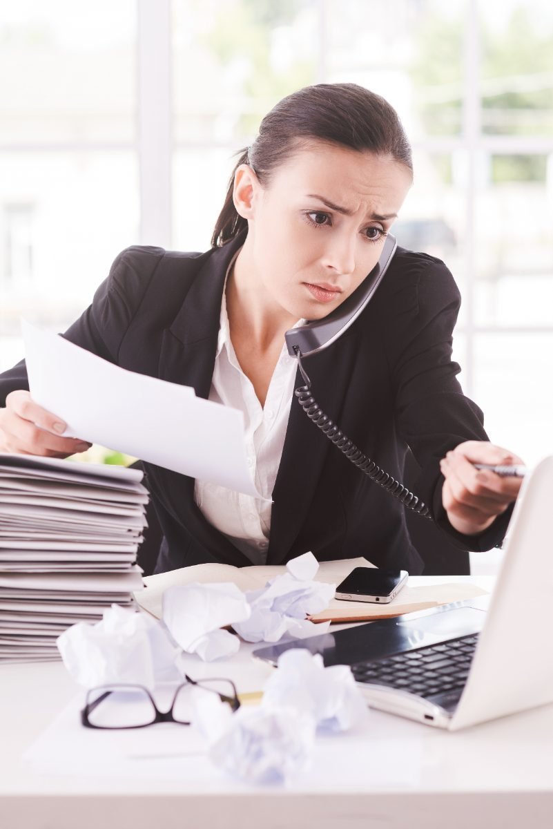 Registration paperwork on a desk