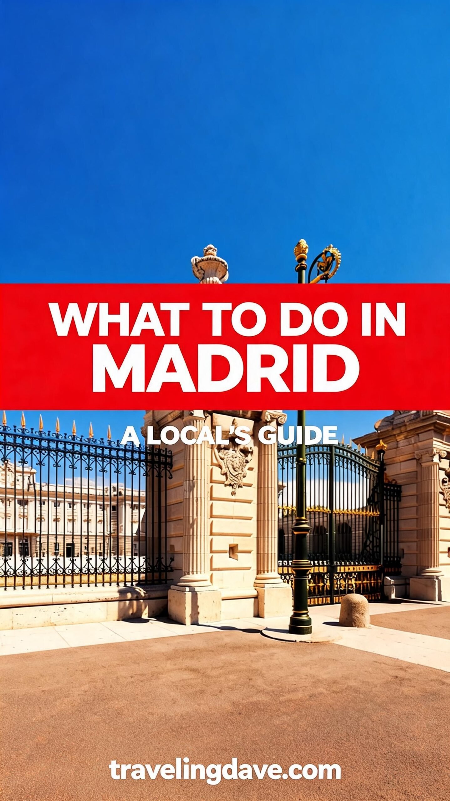 What to Do in Madrid travel guide - Pinterest pin