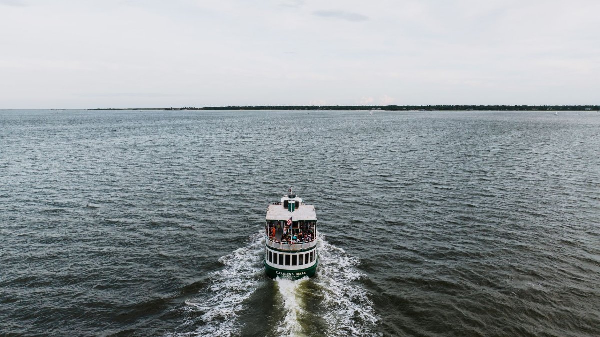 Fort Sumter in Charleston harbor, reached by ferry