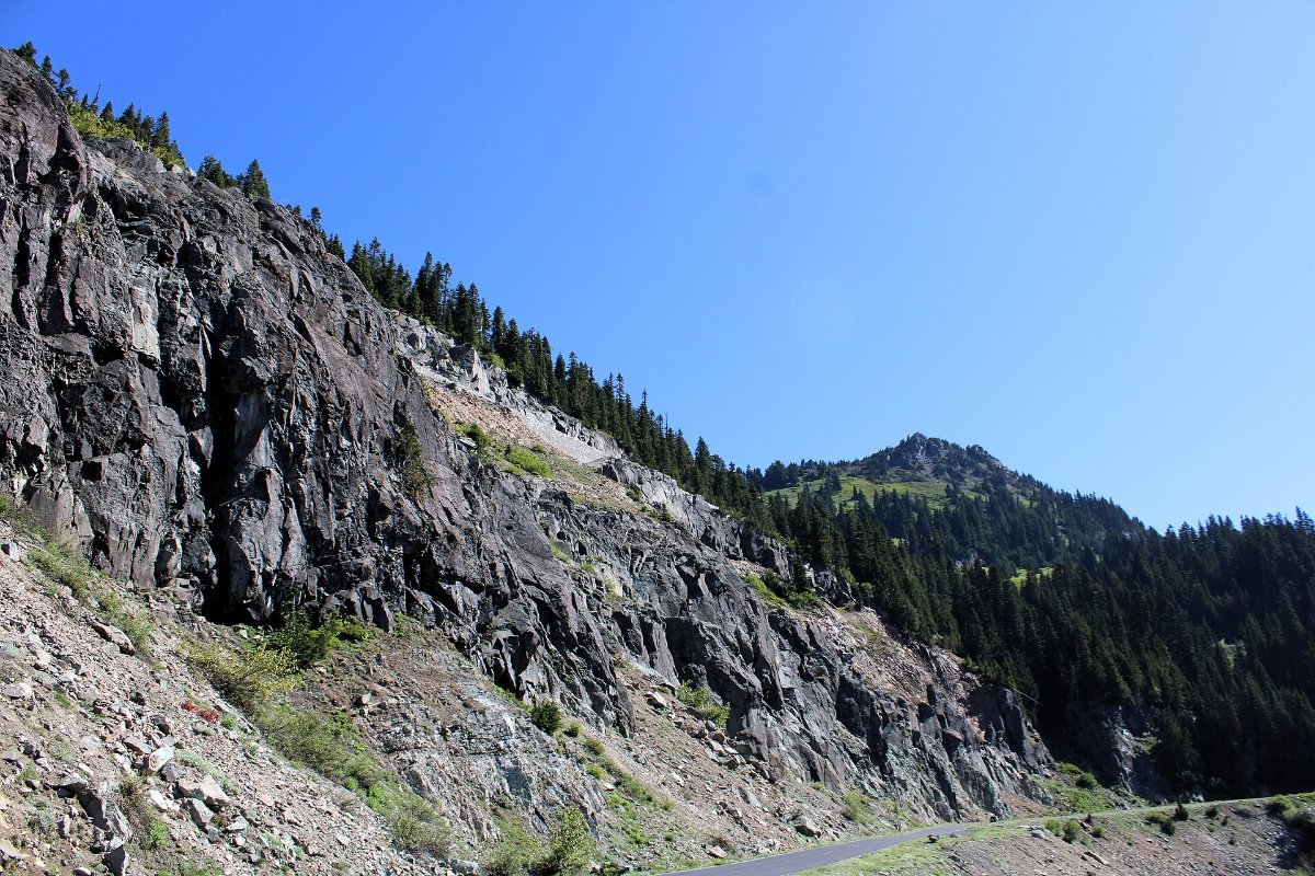 Mount Rainier, about two hours south of Seattle