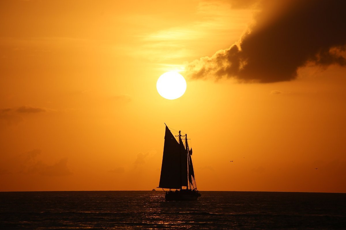 Sunset from the western end of Key West