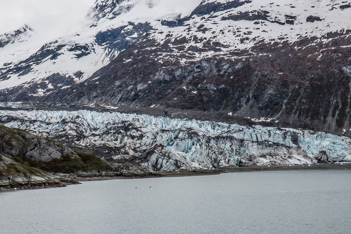 A tidewater glacier in Glacier Bay, Alaska