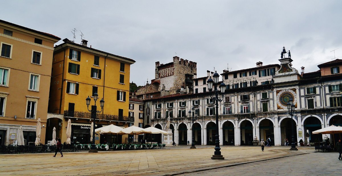 Piazza della Loggia in Brescia