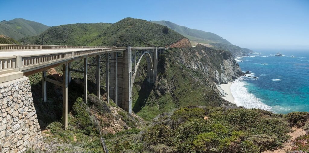 Bixby Creek Bridge on the Big Sur coast