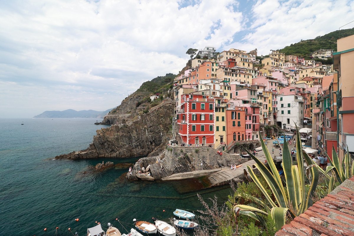 The village of Riomaggiore in the Cinque Terre