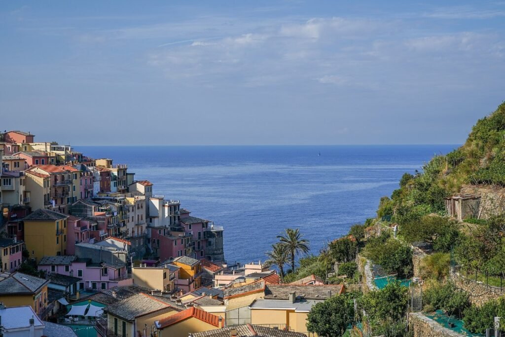 The village of Manarola in the Cinque Terre, Italy