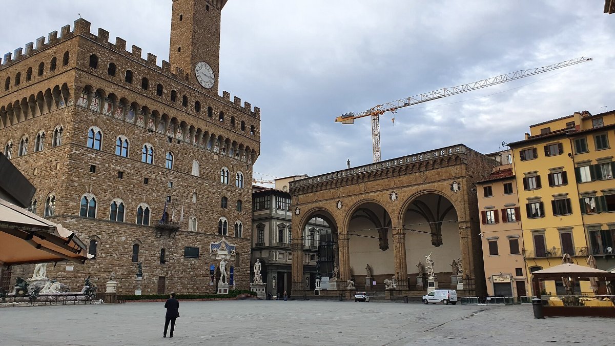 Piazza della Signoria in Florence, Italy