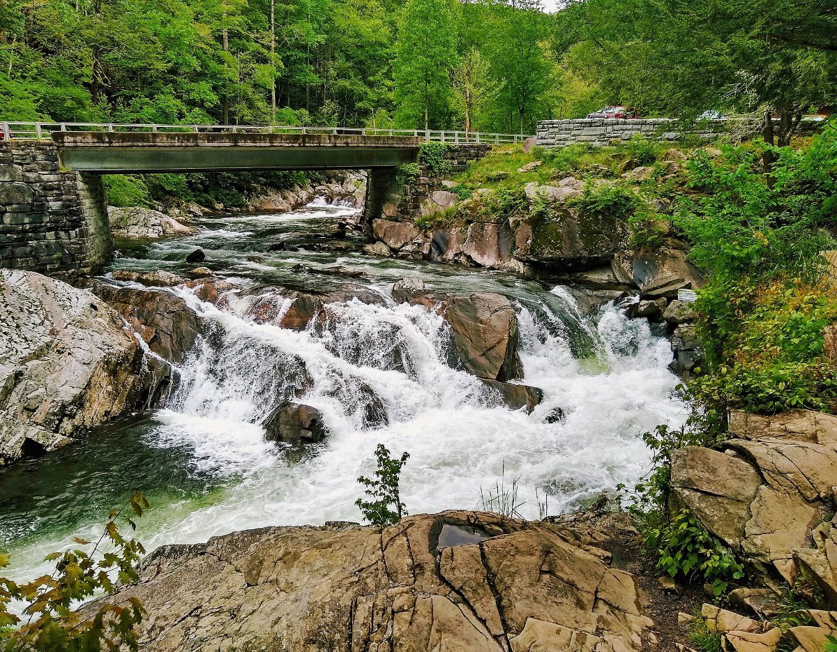 The Sinks, one of many waterfalls in the Smokies