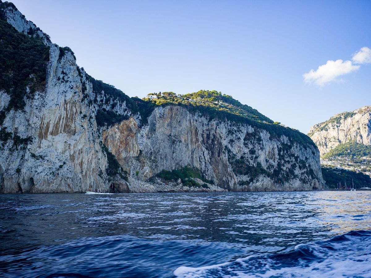 Marina Grande, where the ferries arrive on Capri