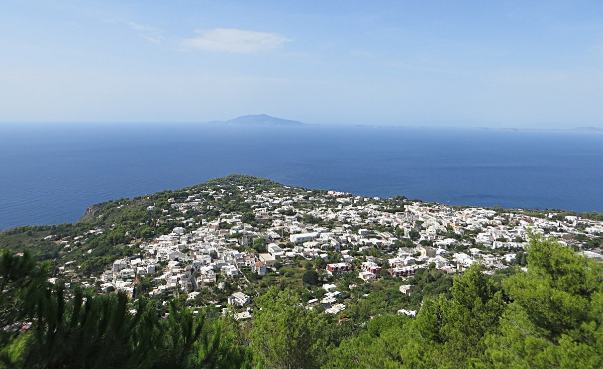 The view from Monte Solaro above Anacapri