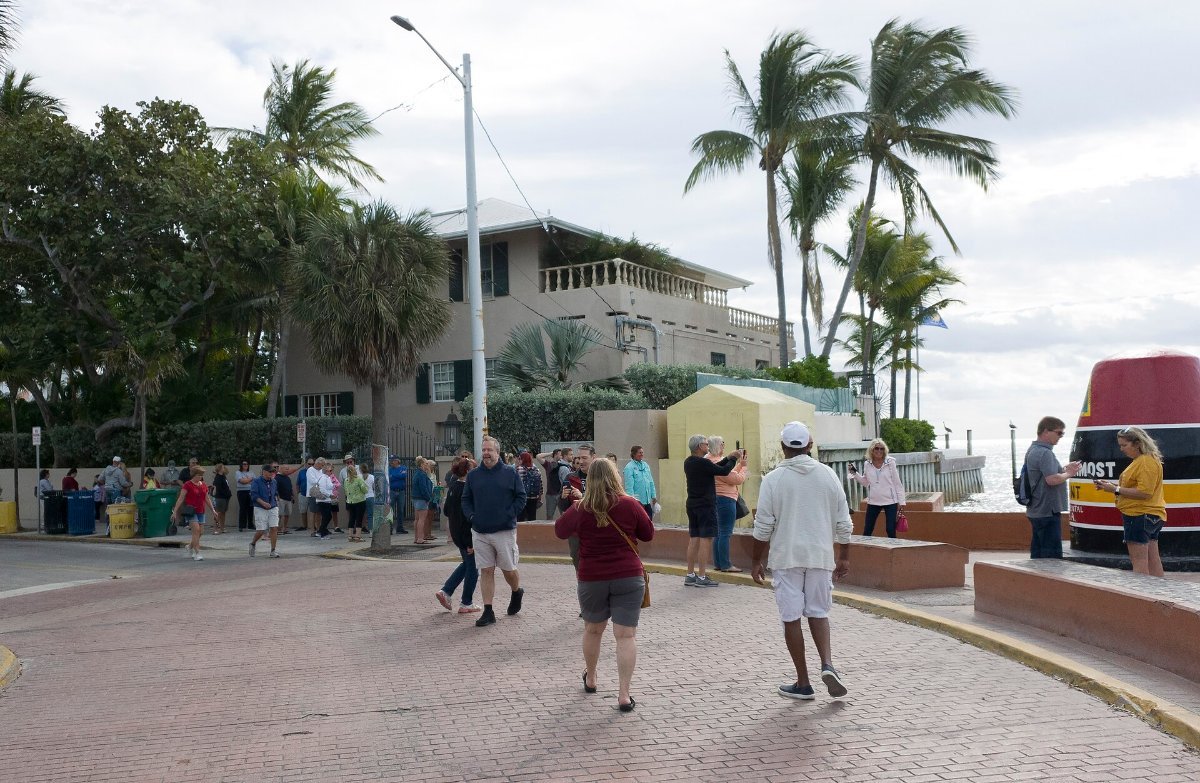 The Southernmost Point marker