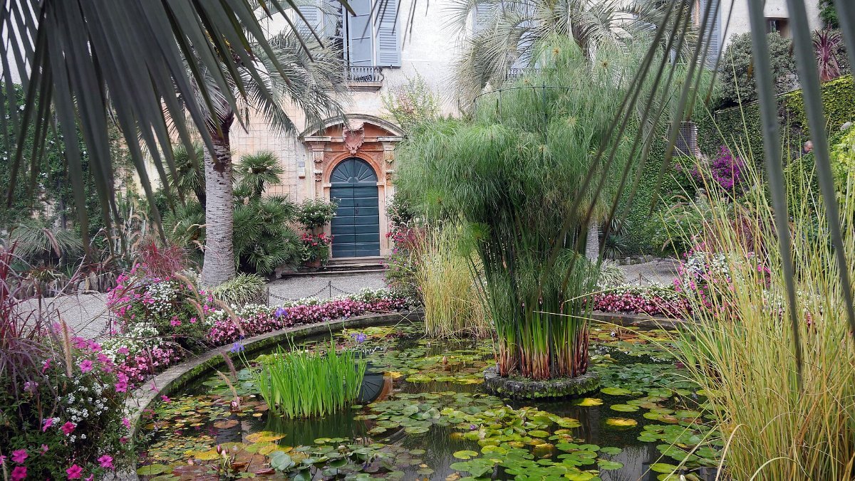 The botanical garden on Isola Madre, Lake Maggiore
