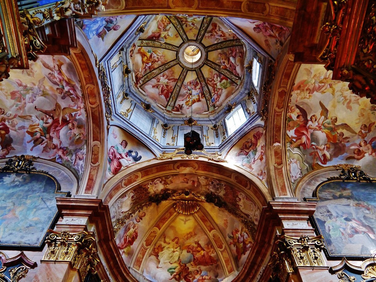 Inside the Basilica di San Giulio on Lake Orta