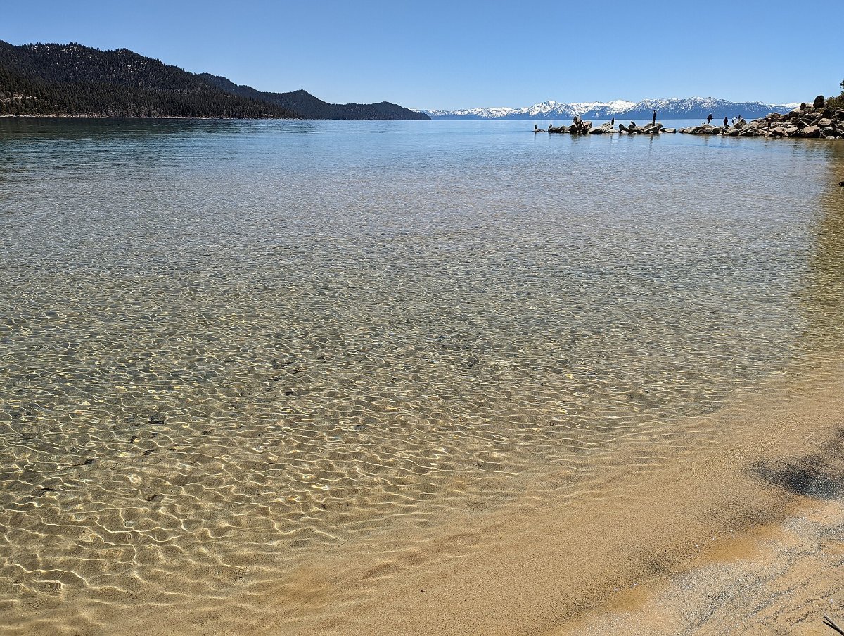 Sand Harbor on the Nevada shore