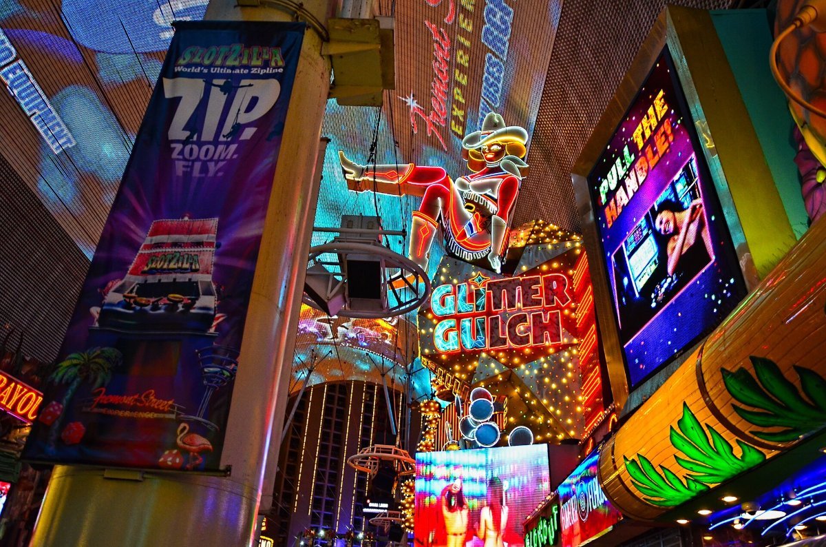 Fremont Street in downtown Las Vegas