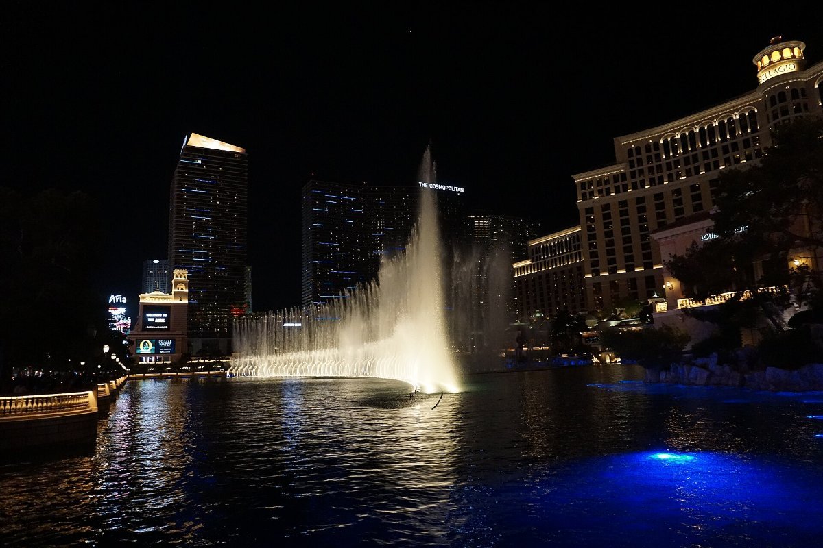The fountains at the Bellagio in Las Vegas