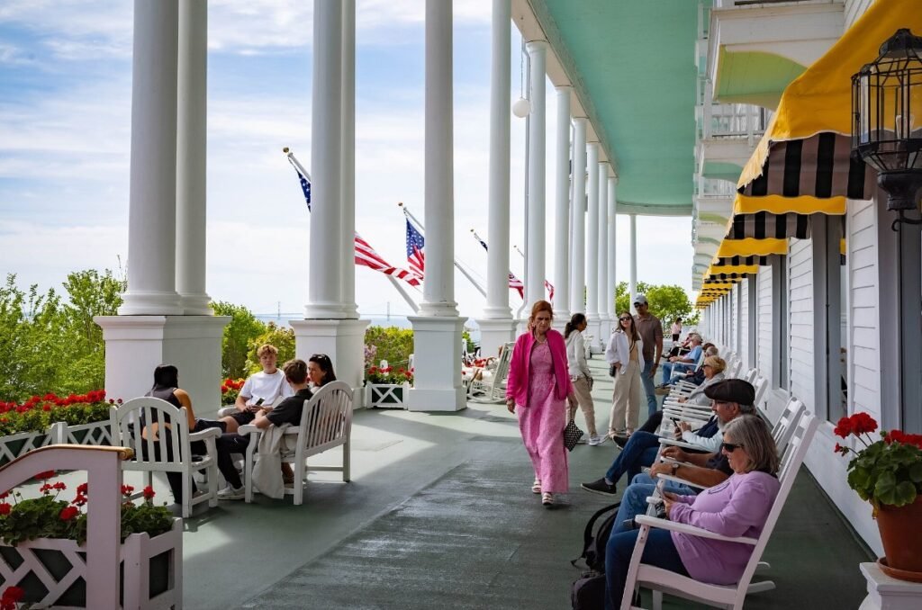 The Grand Hotel on Mackinac Island, Michigan