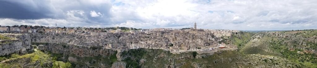 The Sassi cave districts of Matera, Italy