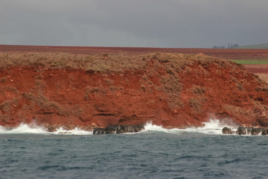 The Napali Coast cliffs on the north west of Kauai