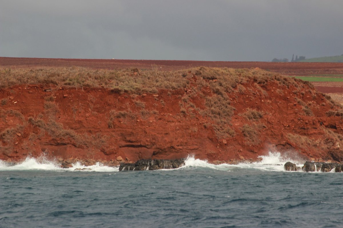 The Napali Coast cliffs on the north west of Kauai