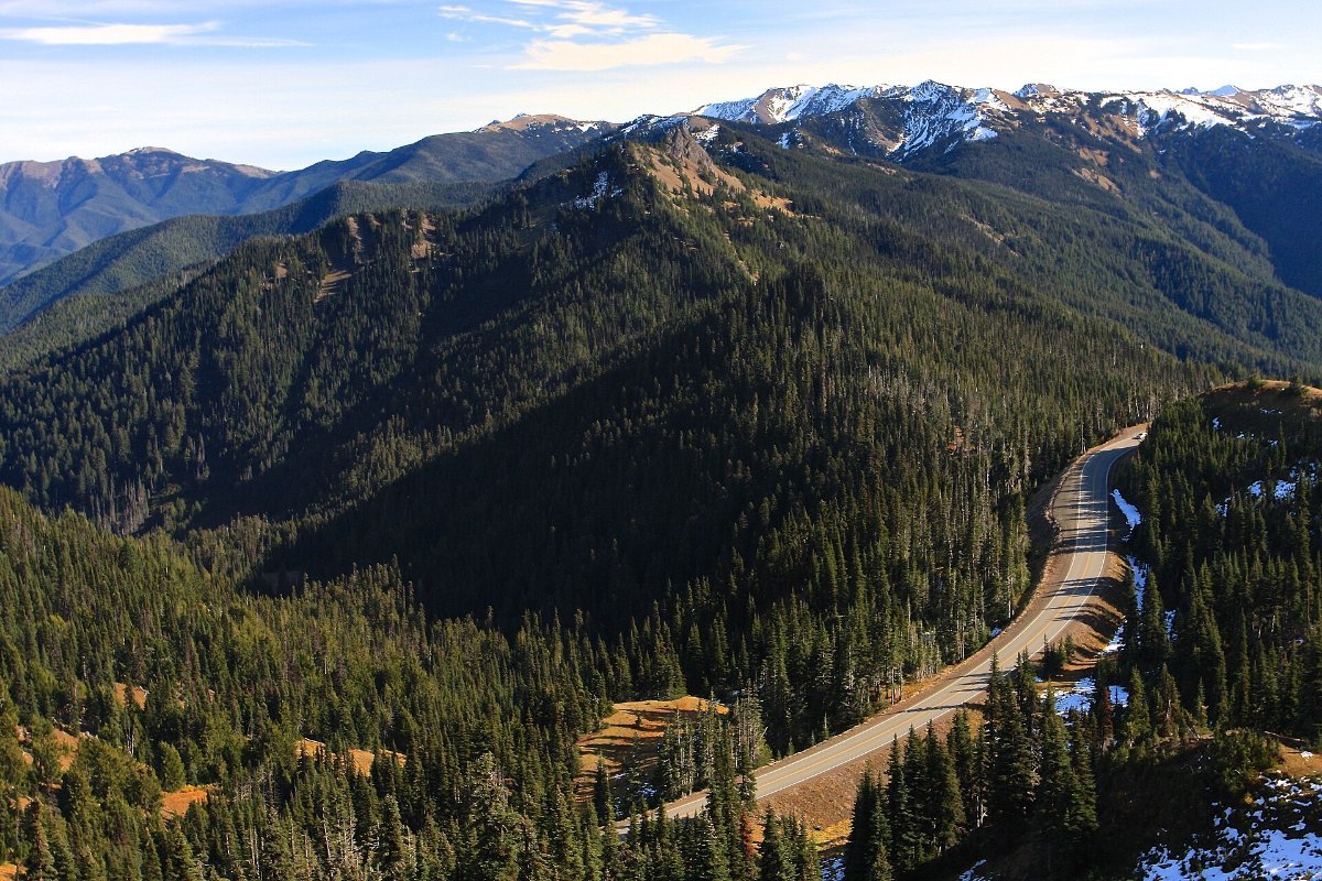 The interior peaks of the Olympic Peninsula