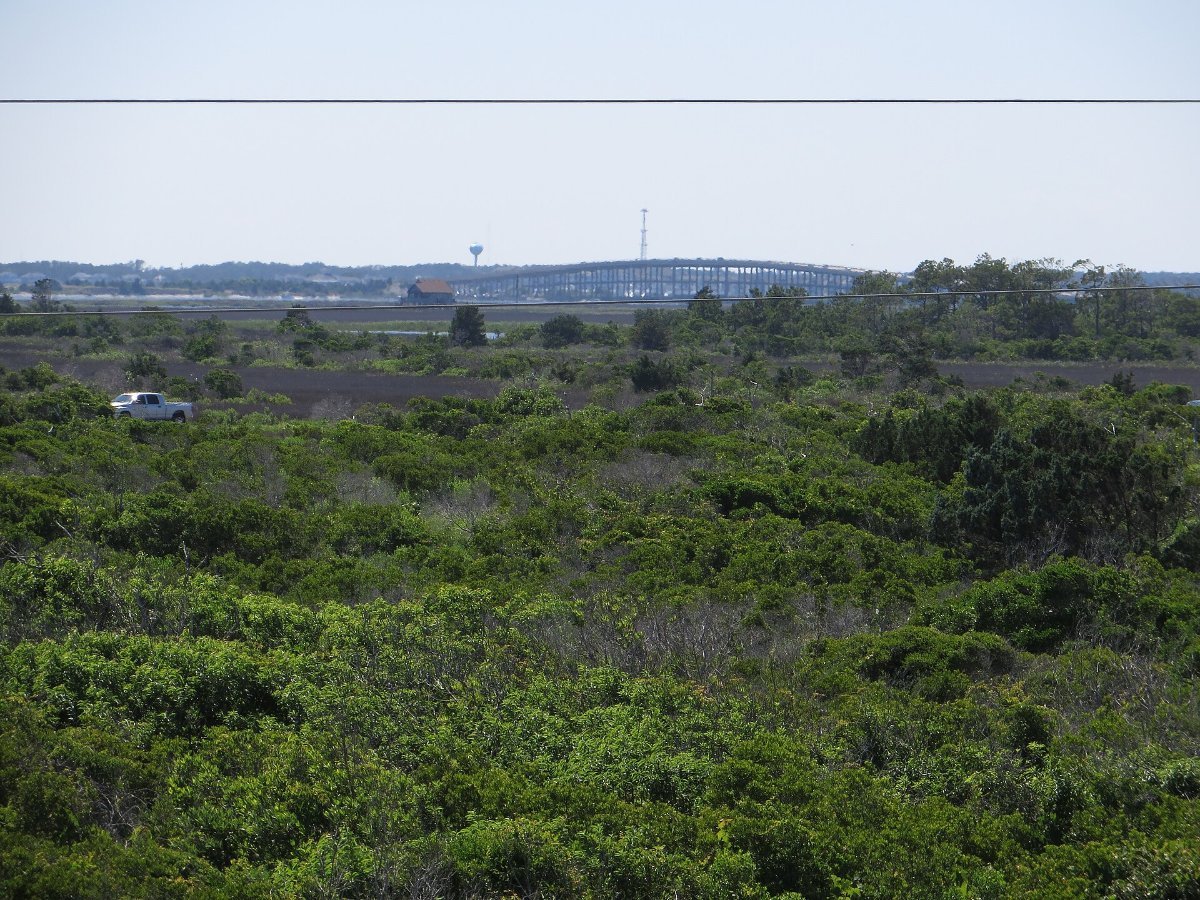 A view over the water at Nags Head on the Outer Banks