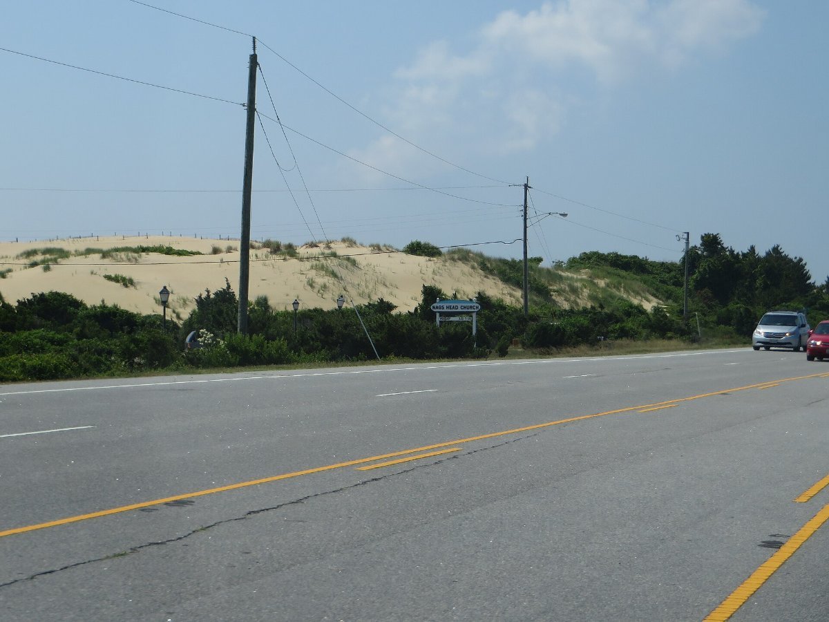 The sand dunes at Jockey's Ridge State Park, Nags Head