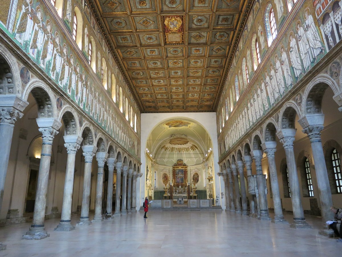 The Basilica of Sant'Apollinare Nuovo in Ravenna