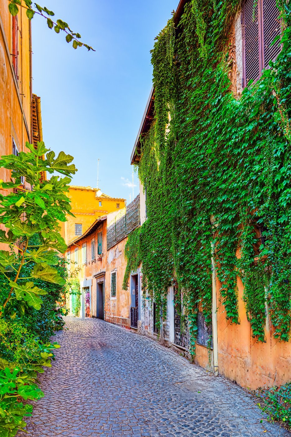 A quiet street in Trastevere