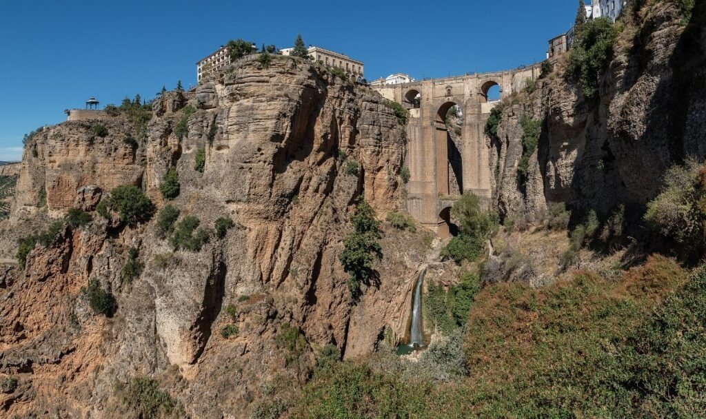 Ronda and the Puente Nuevo bridge over the gorge, Spain