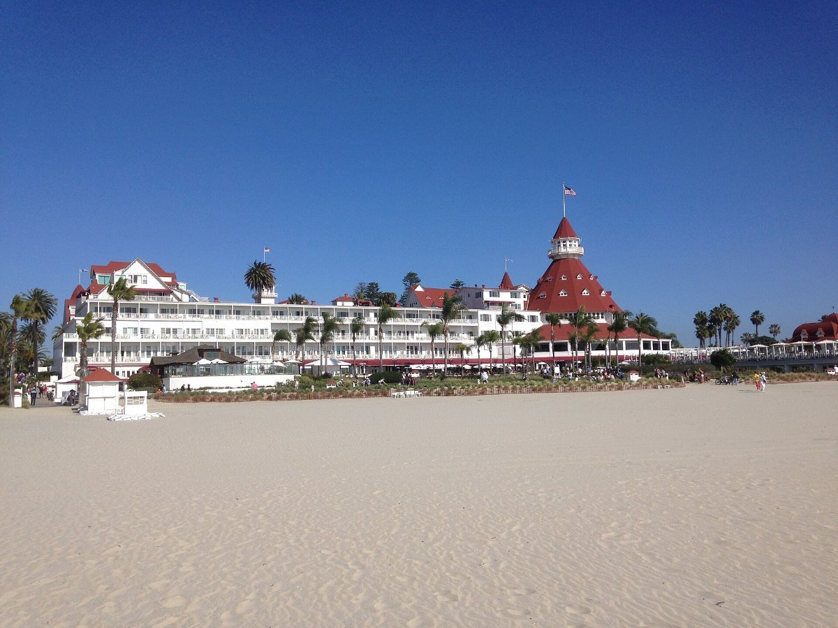The Hotel del Coronado on Coronado Island