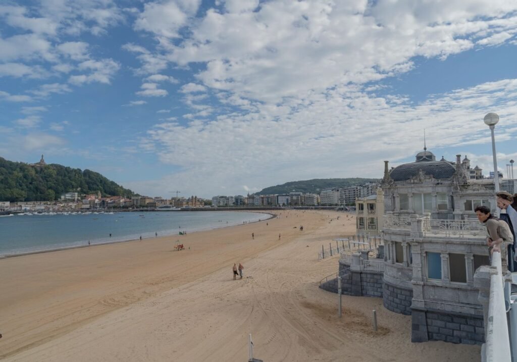 La Concha beach in Donostia-San Sebastian, Basque Country