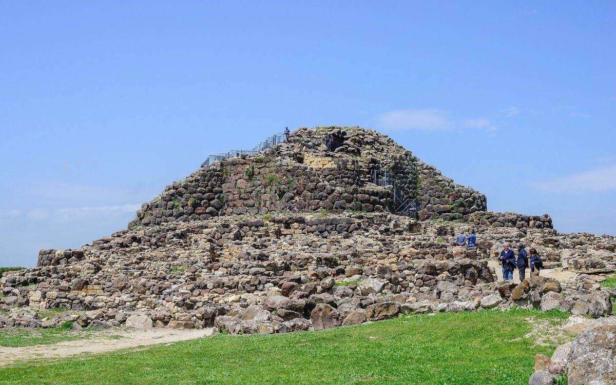 The Bronze Age nuraghe at Su Nuraxi, Barumini, Sardinia