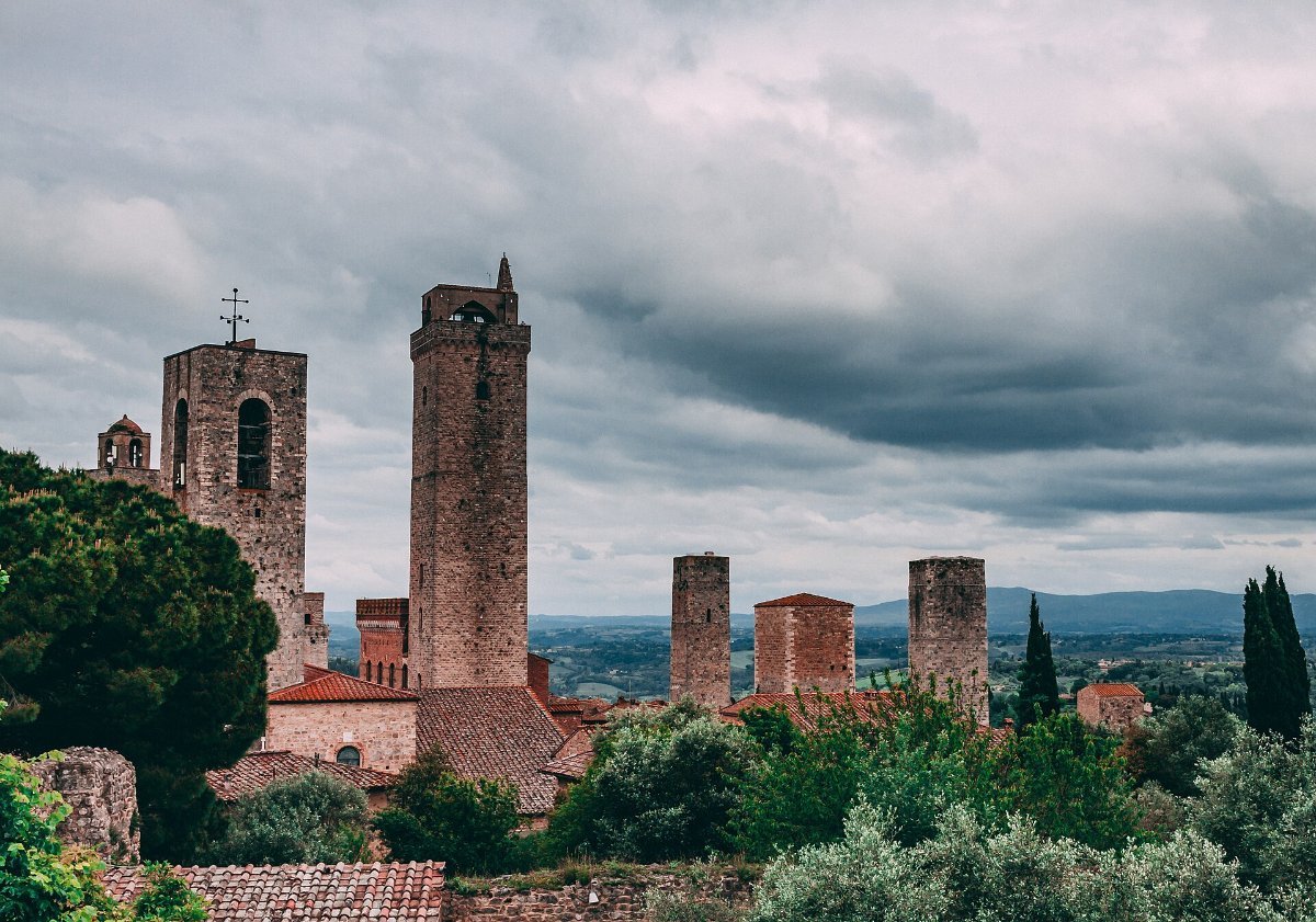 The medieval towers of San Gimignano in Tuscany