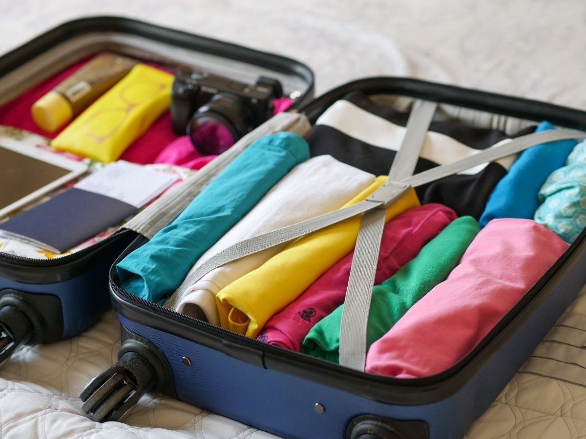An overpacked bag, the classic first-trip mistake