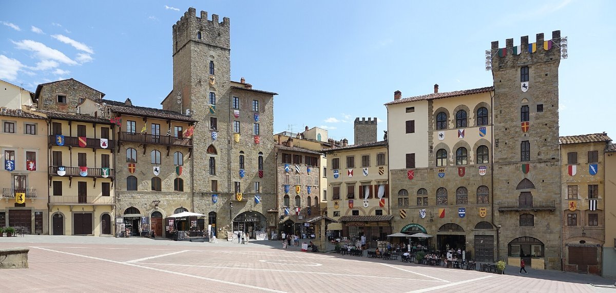 Piazza Grande in Arezzo